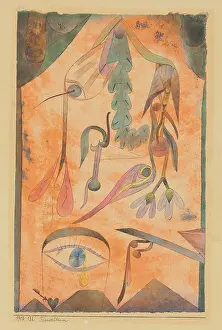 Trauerblumen (Mourning Flowers), 1917. Creator: Klee, Paul (1879-1940)
