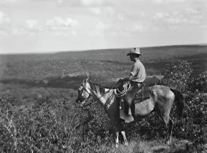Cowboy Prints: Travel views of the American Southwest, between 1899 and 1928. Creator: Arnold Genthe