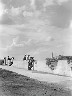 Morro Castle Prints: Travel views of Cuba and Guatemala, between 1899 and 1926. Creator: Arnold Genthe