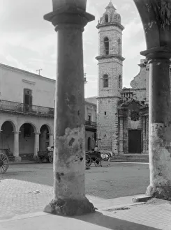 Colonnades Prints: Travel views of Cuba and Guatemala, between 1899 and 1926. Creator: Arnold Genthe