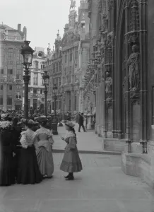 Brussels Belgium Prints: Travel views of Europe, 1900s. Creator: Arnold Genthe