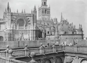 Minarets Prints: Travel views of Europe, between 1904 and 1938. Creator: Arnold Genthe