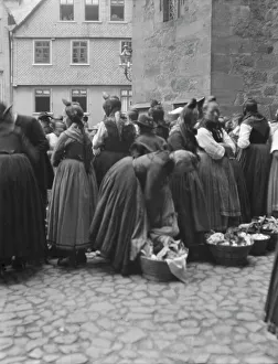 Headdresses Prints: Travel views of Europe, between 1904 and 1938. Creator: Arnold Genthe