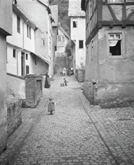 Half Timbered Prints: Travel views of Europe, between 1904 and 1938. Creator: Arnold Genthe