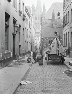 Cobblestone Prints: Travel views of Europe, between 1904 and 1938. Creator: Arnold Genthe