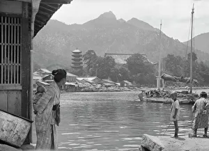 Harbour Front Prints: Travel views of Japan and Korea, 1908. Creator: Arnold Genthe