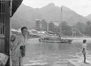 Harbour Front Prints: Travel views of Japan and Korea, 1908. Creator: Arnold Genthe