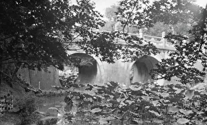 Stone Bridge Prints: Travel views of Japan and Korea, 1908. Creator: Arnold Genthe