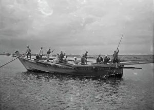 Boatman Prints: Travel views of Japan and Korea, 1908. Creator: Arnold Genthe