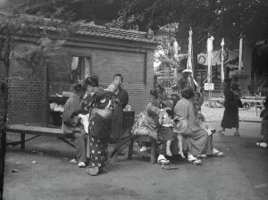 Compound Prints: Travel views of Japan and Korea, 1908. Creator: Arnold Genthe