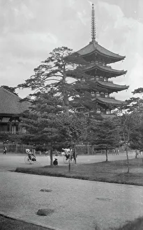 Pagoda Prints: Travel views of Japan and Korea, 1908. Creator: Arnold Genthe