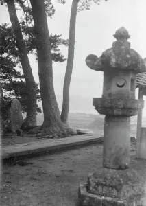 Lanterns Prints: Travel views of Japan and Korea, 1908. Creator: Arnold Genthe