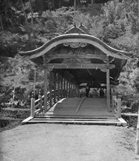 Woodcarving Prints: Travel views of Japan and Korea, 1908. Creator: Arnold Genthe