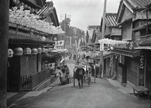 Festive Prints: Travel views of Japan and Korea, 1908. Creator: Arnold Genthe