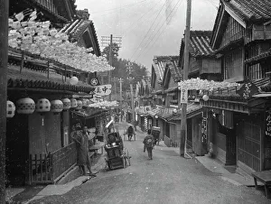 Festive Prints: Travel views of Japan and Korea, 1908. Creator: Arnold Genthe