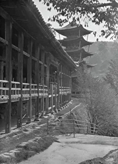 Pagoda Prints: Travel views of Japan and Korea, 1908. Creator: Arnold Genthe