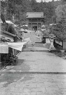 Stalls Prints: Travel views of Japan and Korea, 1908. Creator: Arnold Genthe