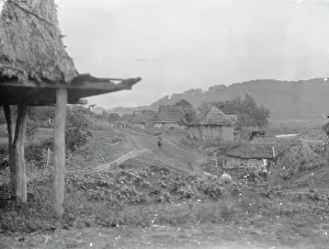 Stilts Prints: Travel views of Japan and Korea, 1908. Creator: Arnold Genthe