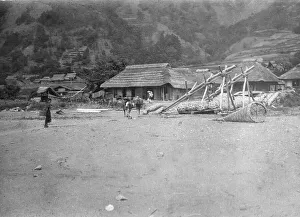 Villagers Prints: Travel views of Japan and Korea, 1908. Creator: Arnold Genthe