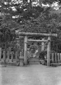 Shintoism Prints: Travel views of Japan and Korea, 1908. Creator: Arnold Genthe