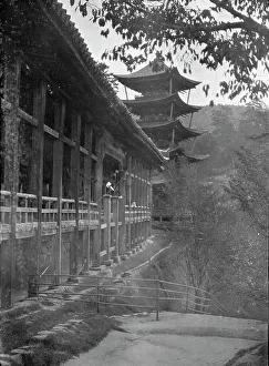 Pagoda Prints: Travel views of Japan and Korea, 1908. Creator: Arnold Genthe