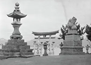 Shintoism Prints: Travel views of Japan and Korea, 1908. Creator: Arnold Genthe