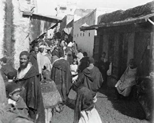 Town Life Prints: Travel views of Morocco, 1904. Creator: Arnold Genthe