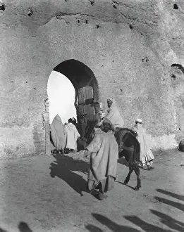Pack Animals Prints: Travel views of Morocco, 1904. Creator: Arnold Genthe