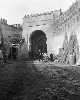 Basketry Prints: Travel views of Morocco, 1904. Creator: Arnold Genthe