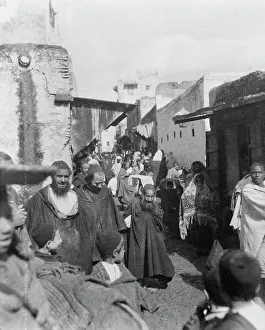 Town Life Prints: Travel views of Morocco, 1904. Creator: Arnold Genthe