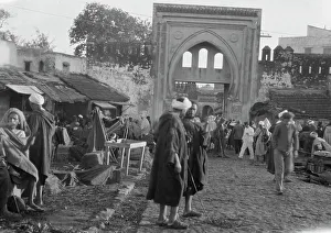 Town Life Prints: Travel views of Morocco, 1904. Creator: Arnold Genthe
