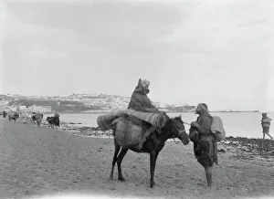 Pack Animals Prints: Travel views of Morocco, 1904. Creator: Arnold Genthe