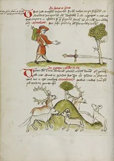 Canine Prints: A Traveler Finding a Sword under a Tree: A Stag and a Sheep