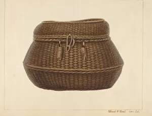 Traveling Basket, c. 1938. Creator: Vincent P. Rosel