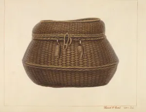 Travelling Gallery: Traveling Basket, c. 1938. Creator: Vincent P. Rosel