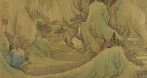 Traveling at Dawn in the Snowy Foothills, Qing dynasty, 17th century. Creator: Fan Qi