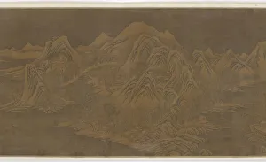 Traveling in Snowy Mountains, Ming or Qing dynasty, 17th century. Creator: Unknown Traveling in Snowy Mountains, Ming or Qing dynasty, 17th century. Creator: Unknown