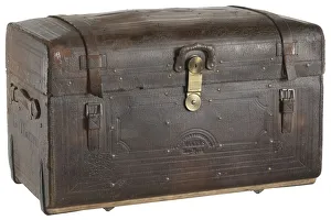 Traveling trunk used by George Thompson Garrison in the Civil War, ca. 1860 Traveling trunk used by George Thompson Garrison in the Civil War, ca. 1860