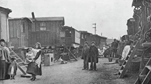 Wandsworth Prints: A travellers encampment, Battersea, London, c1903 (1903)