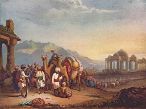 Gujarat Prints: Travellers with Escort in the Ancient Province of Kattywar, 1908