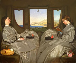 Travelling Prints: The Travelling Companions, 1862. Creator: Augustus Leopold Egg