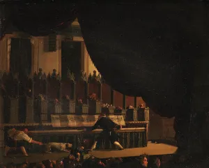 Travelling Show Prints: A travelling showman presents a musical menagerie, 1826-1864. Creator: Sophus Schack