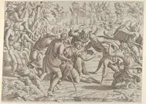 The Treacherous Sinon Brought into the Trajans Camp by the Shepherds, 1535-55