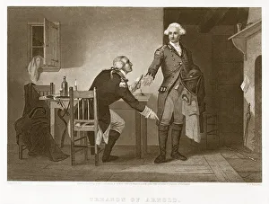 Spies Prints: Treason of Arnold, pub. 1874. Creator: Charles F Blauvelt 1824 - 1900