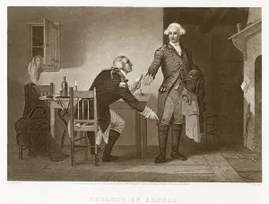 Spies Prints: Treason of Arnold, pub. 1874 (engraving)