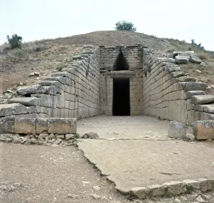 Mycenae Prints: The Treasury of Atreus in Mycenae, 13th century BC