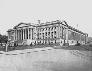 Treasury Prints: Treasury Building, Washington DC, USA, c1900. Creator: Unknown