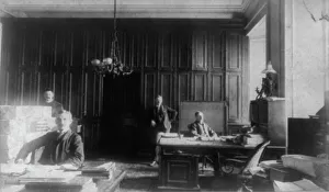 Photographic Prints 1890 1950 Gmgpc Prints: Treasury Department - employees in Mr