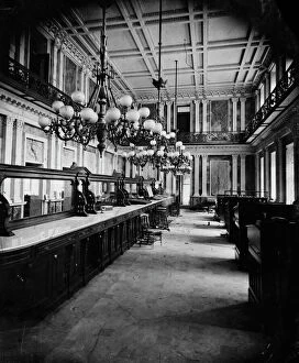 Glass Gallery: Treasury Dept. in Lincolns time...Washington D.C. between 1860 and 1880. Creator: Unknown