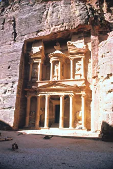Sandstone Prints: The Treasury, Petra, Jordan